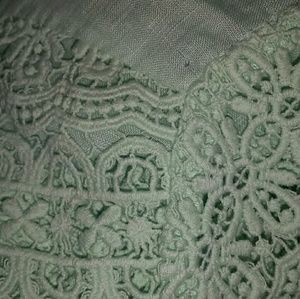 J. Crew Tops - J. Crew Crochet Linen Mint Blouse J. Crew Tops - J. Crew Crochet Linen Mint Blouse